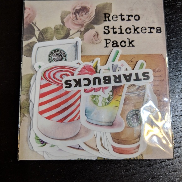 Lot of 25 STARBUCKS 2" Stickers Coffee Theme NEW - Picture 2 of 4